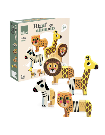 Rigol’animo Savane Vilac jeu d’éveil bois Ingela P.Arrhenius bébé