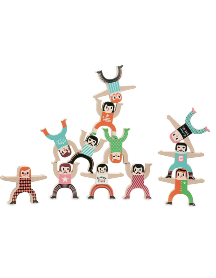 Jeu d’adresse acrobates équilibristes en bois Vilac – Ingela P. Arrhenius