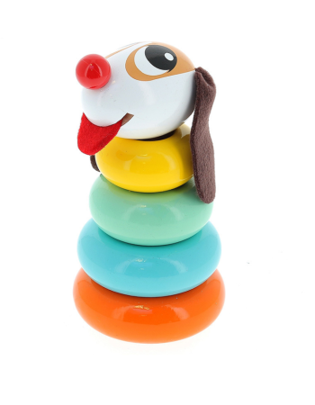 Jouet empilable bois Toutou Vilac – jeu d’éveil Montessori 1 an+