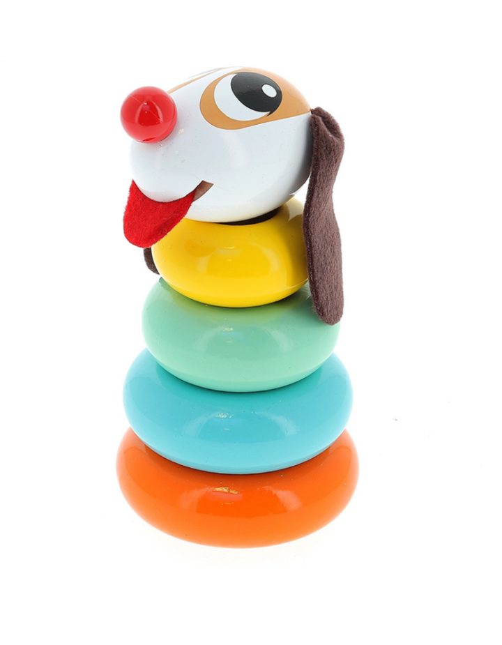 Jouet empilable bois Toutou Vilac – jeu d’éveil Montessori 1 an+