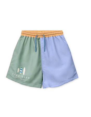 Short bain enfant Liewood Duke Peppermint Multi Mix UPF40+