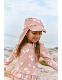 Chapeau bain enfant Liewood Cecilia Sweethearts Pale Tuscany UPF40+