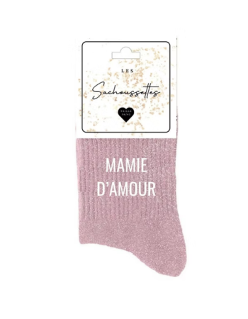Chaussettes Mamie d’amour Les Sâchoussettes idée cadeau mamie