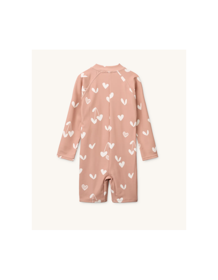 Combinaison anti-UV enfant Max Sweethearts Pale Tuscany | Liewood