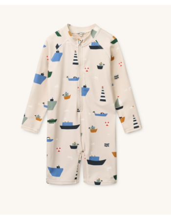 Combinaison anti-UV enfant Max Sailing Sandy | Liewood