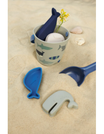 Set de plage enfant Gilma Shark Dove Blue | Liewood