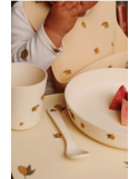 Set repas enfant PLA Lemon | Konges Sløjd