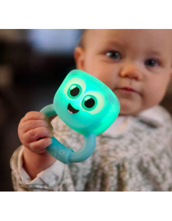 Hochet lumineux bébé Glo Pals Light-Up Rattle – Sensory toy interactif