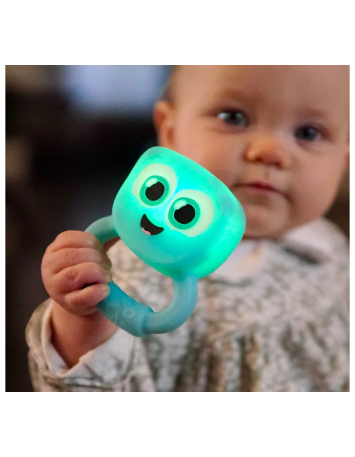 Hochet lumineux bébé Glo Pals Light-Up Rattle – Sensory toy interactif