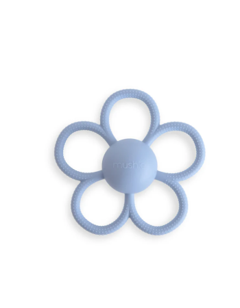 Hochet et anneau de dentition Daisy Mushie – silicone sûr bébé