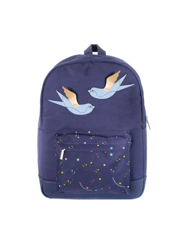 Sac à dos enfant Hirondelle 40 cm – Bleu, léger et pratique pour l’école