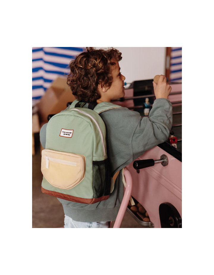 Sac à dos enfant Mini Pistache – Hello Hossy, éco-responsable & pratique