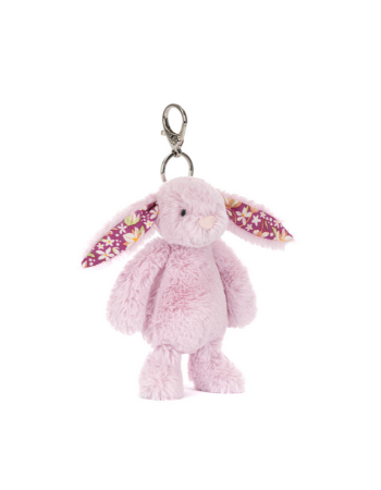 Jellycat Thistlepop Blossom Bunny Bag Charm – Accessoire peluche doux