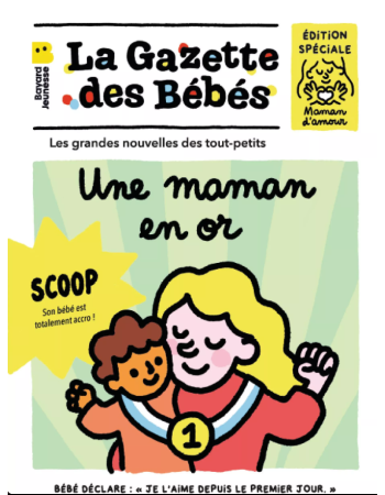 La Gazette des Bébés – Une maman en or | Carnet souvenir naissance