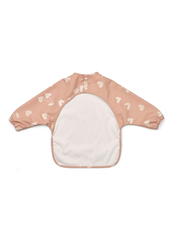 Bavoir à manches Merle Sweethearts Pale Tuscany Liewood