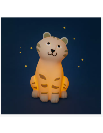 Veilleuse tigre enfant La Forêt Mawa – Moulin Roty | lampe LED chambre enfant