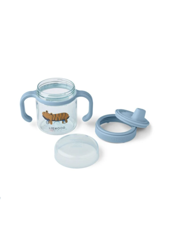 Tasse à bec Kylo Tritan Fun Beach Blue – Liewood