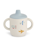 Tasse à bec Neil silicone Aviator Ecru – Liewood