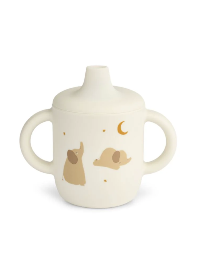 Tasse à bec Neil silicone Elephant Crème de la crème – Liewood