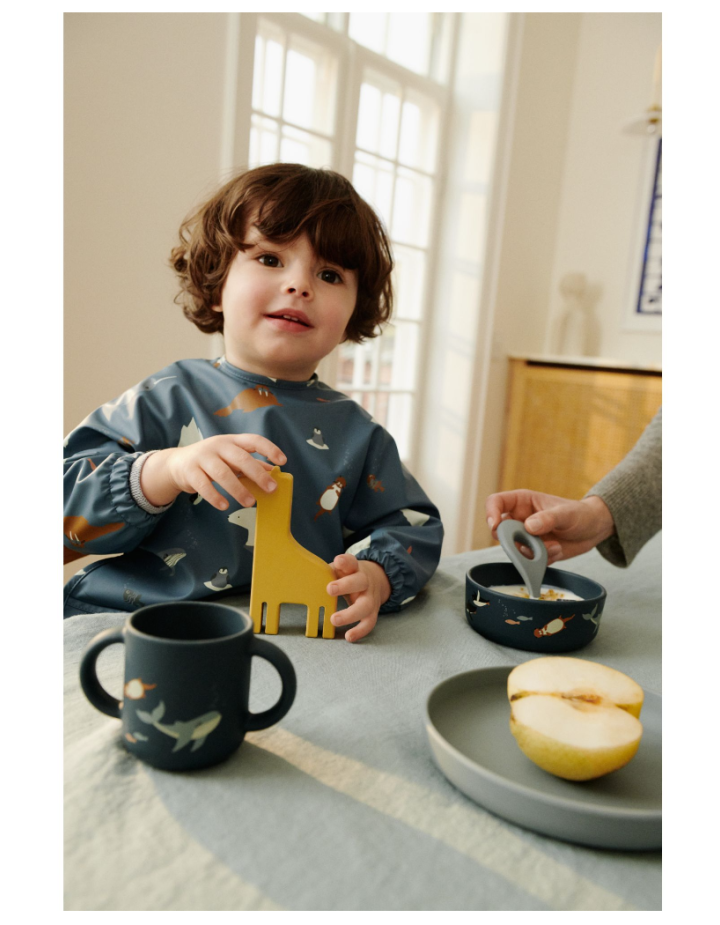 Set repas bébé silicone Vivi Arctic Sea Ocean View – Liewood
