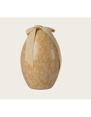 Œuf de Pâques Maileg medium Cream Yellow – décoration métal