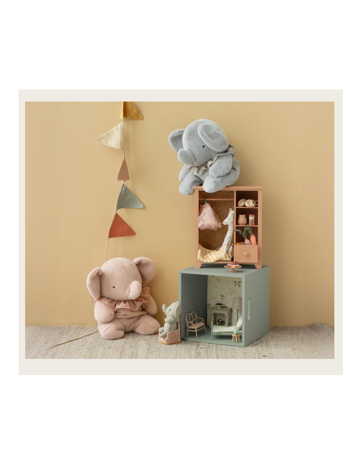 Peluche éléphant Maileg Big – Powder doux & grand format