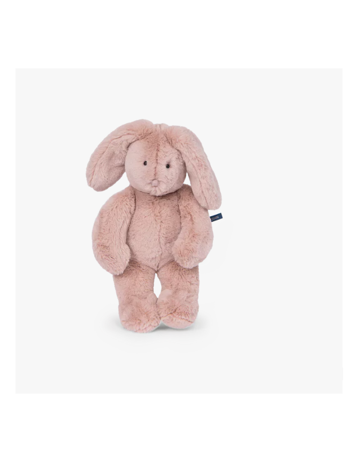 Peluche lapin rose – Moulin Roty | Doudou tendre pour bébé