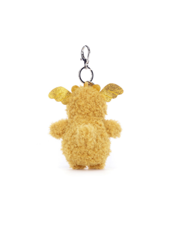 Jellycat Little Dragon Bag Charm – Porte‑clé dragon doux & tendance