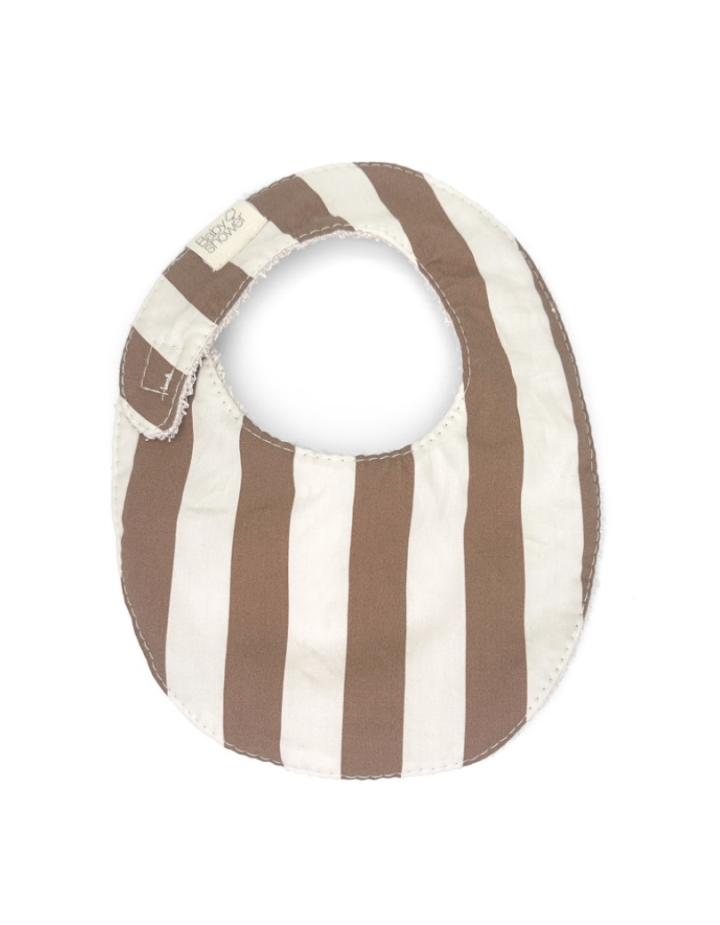 Bavoir Simply Caramel Sailor Babyshower – Bavoir bébé coton bio