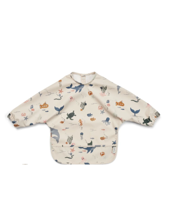 Tablier Merle Sea Creature Sandy Liewood – Bavoir manches bébé