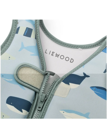 Gilet de natation Dove Swim Vest Shark Liewood – Cadeau enfant
