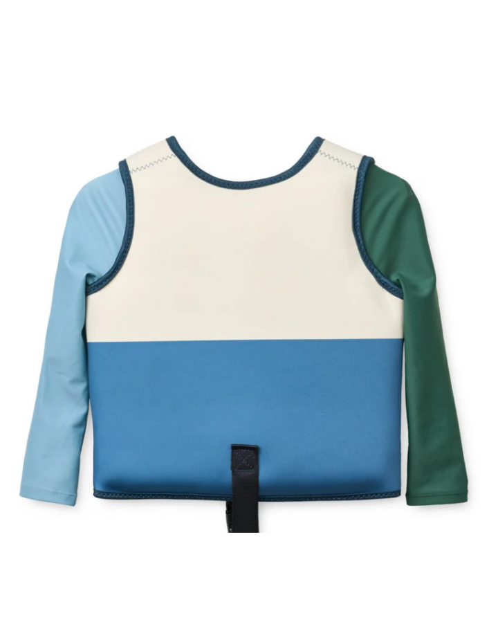 Liewood Dove Swim Vest Riverside Multi Mix – Gilet natation enfant coloré