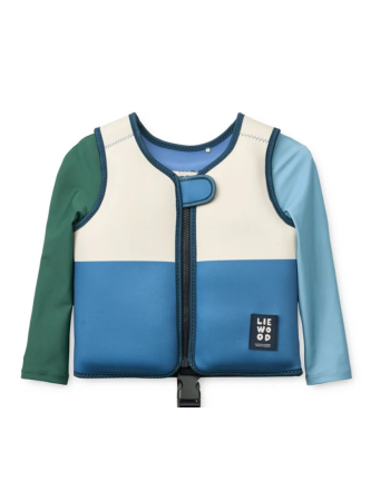 Liewood Dove Swim Vest Riverside Multi Mix – Gilet natation enfant coloré