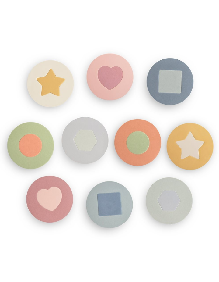 Puzzle de bain en mousse Mushie | Jouet éducatif pour enfants