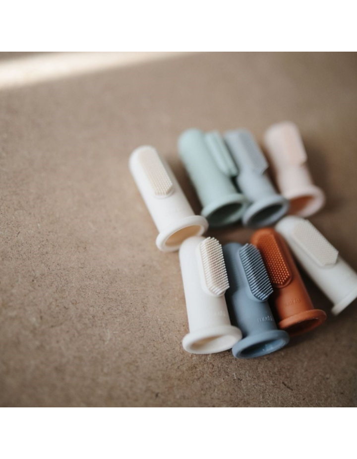 Brosse à dents à doigt Mushie  | Hygiène bébé