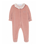 Pyjama bébé velours rose Tartine et Chocolat – Dors-bien bébé