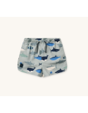 Short de bain enfant Liewood Aiden Shark Dove Blue UV40+