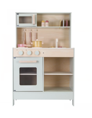 Cuisine en bois Little Dutch vert pastel – Jouet enfant FSC