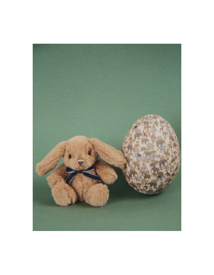 Œuf de Pâques Konges Sløjd Safari – Lapin peluche