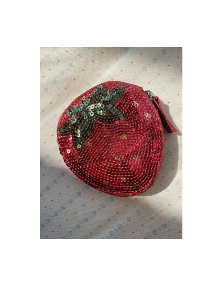 Portefeuille enfant Konges Sløjd fraise – Accessoire enfant ludique