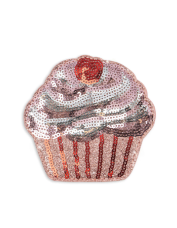 Portefeuille enfant Konges Sløjd cupcake glitter rose