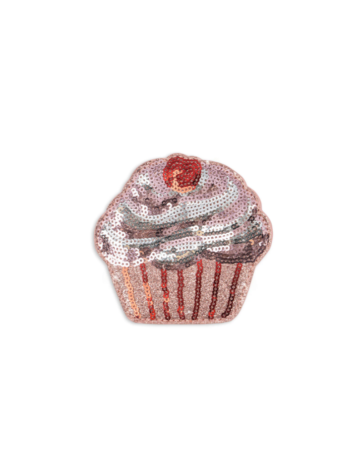 Portefeuille enfant Konges Sløjd cupcake glitter rose