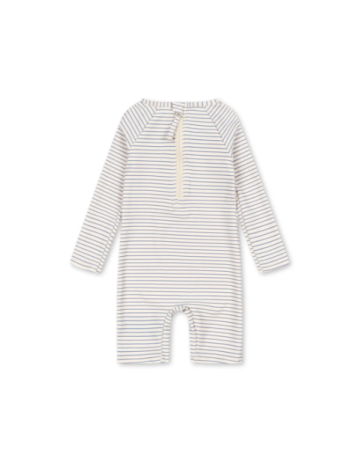 Combinaison anti-UV enfant Konges Sløjd Aster Stripe Bluie