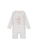 Combinaison anti-UV enfant Konges Sløjd Aster Stripe Bluie