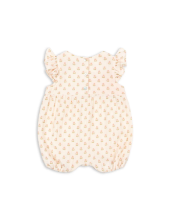 Barboteuse bébé Konges Sløjd Coco Frill Carta Rosa