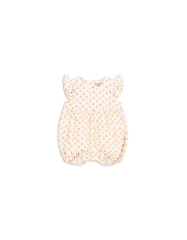 Barboteuse bébé Konges Sløjd Coco Frill Carta Rosa