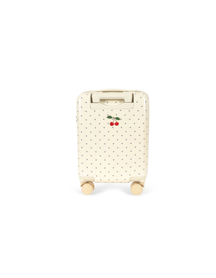 Valise de voyage enfant Konges Sløjd Navy Dot – Bagage cabine