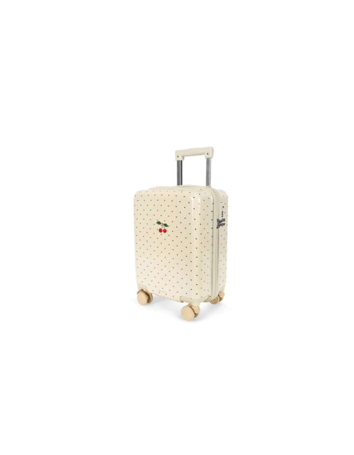 Valise de voyage enfant Konges Sløjd Navy Dot – Bagage cabine