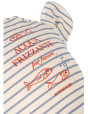 Chapeau anti-UV enfant Konges Sløjd Aster Bear Stripe Bluie
