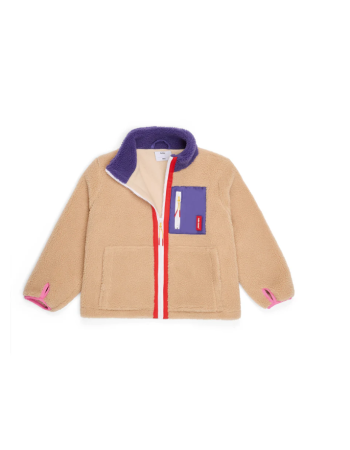 Veste polaire enfant Plum Beige – Hello Hossy hiver chaud
